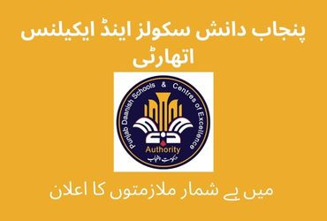 Jobs in Punjab Daanish Schools